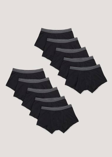 10 Pack Black Hipsters