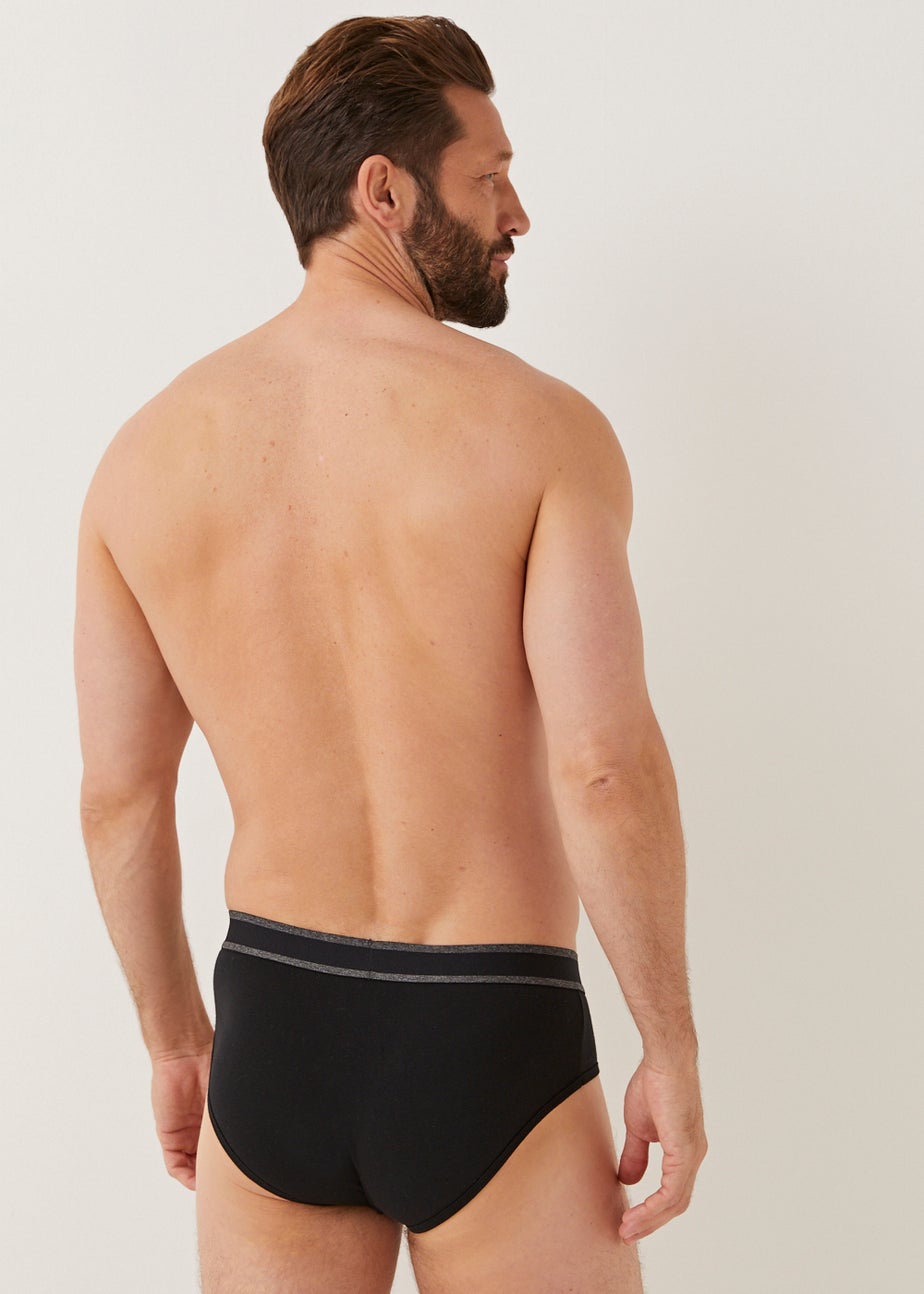 4 Pack Black Briefs