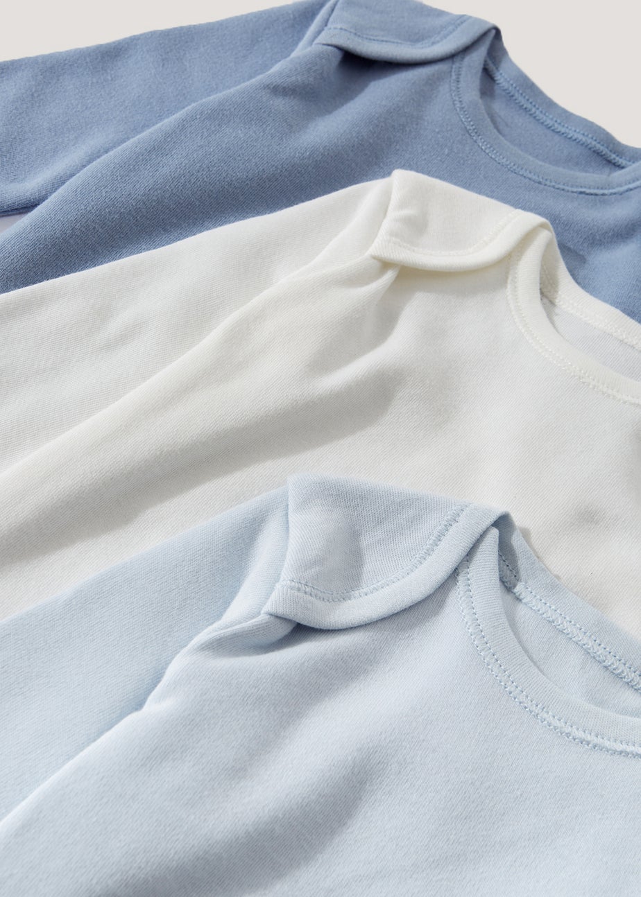 Baby 5 Pack Long Sleeve Bodysuits (Newborn-23mths)