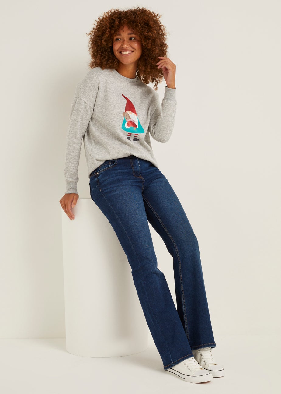 Sadie Dark Wash Push Up Bootcut Jeans