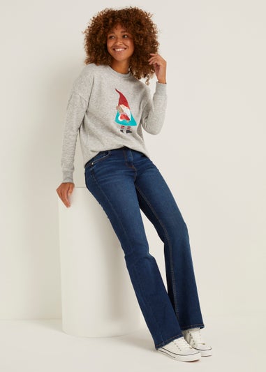 Sadie Dark Wash Push Up Bootcut Jeans