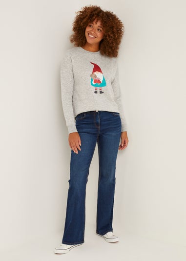 Sadie Dark Wash Push Up Bootcut Jeans