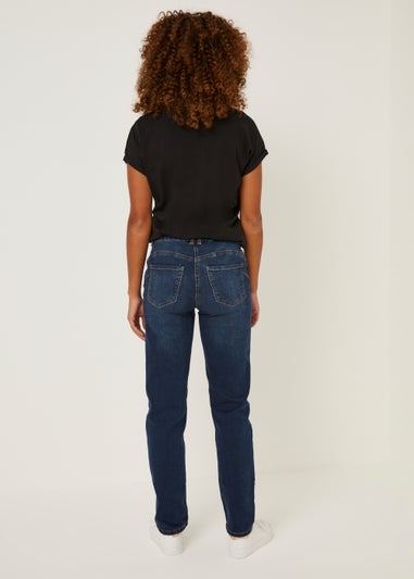 Grace Dark Wash Push Up Straight Leg Jeans