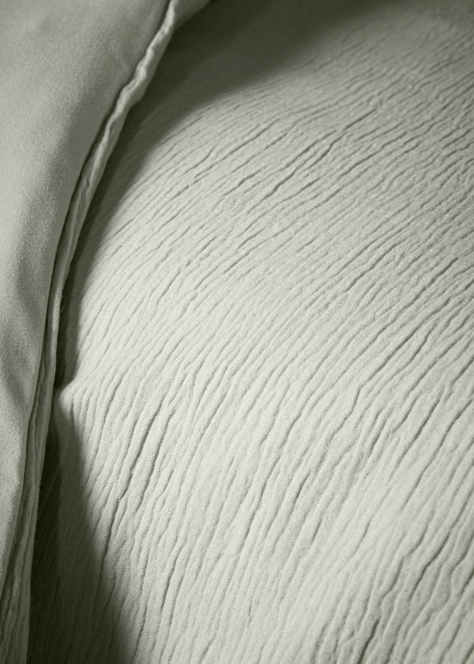 Green Muslin Duvet Cover