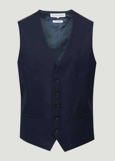 Taylor & Wright Orwell Navy Fit Suit Waistcoat
