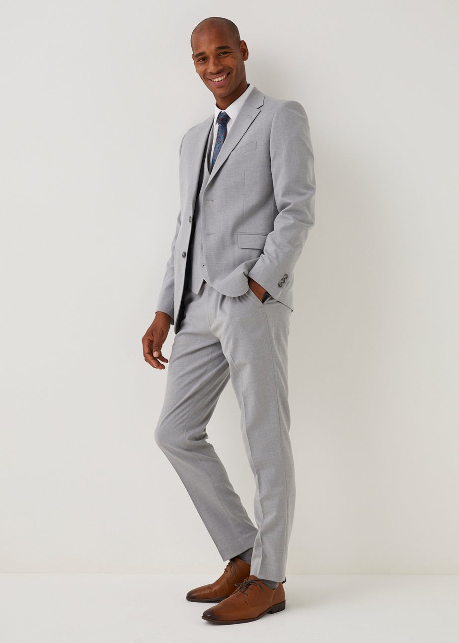 Taylor & Wright Lewis Grey Slim Fit Suit Jacket
