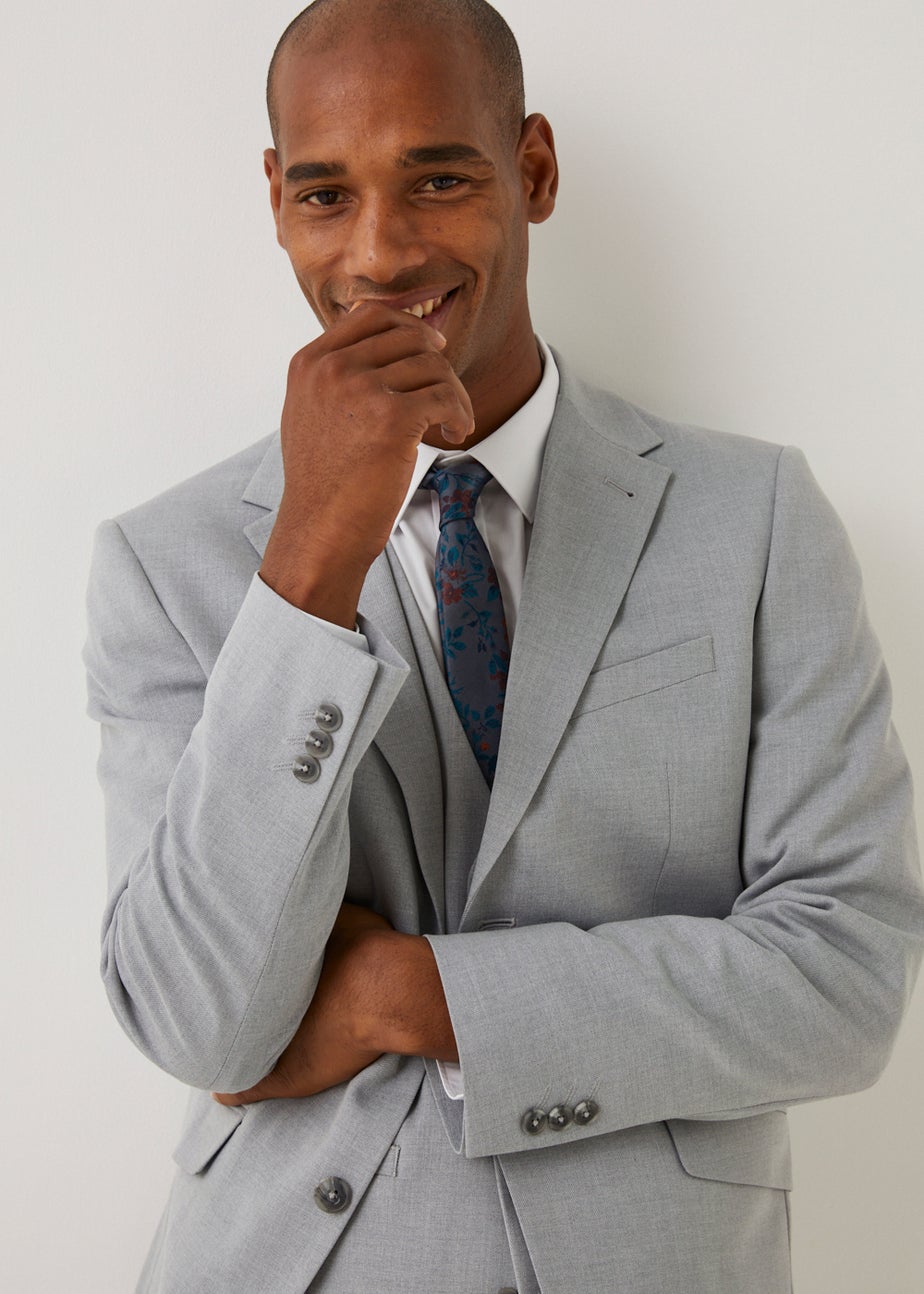 Taylor & Wright Lewis Grey Slim Fit Suit Jacket