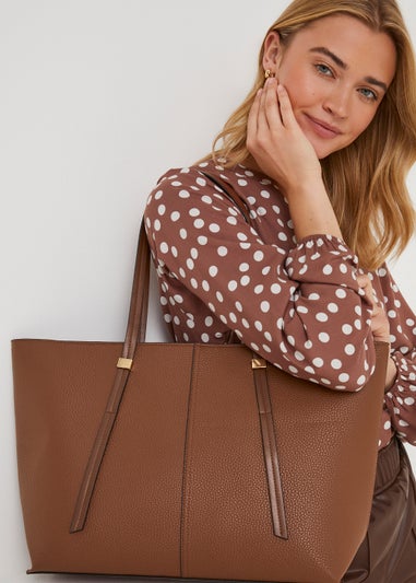 Tan Tote Bag