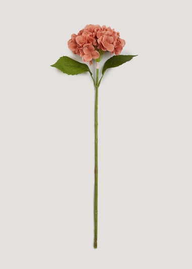 Orange Hydrangea Single Stem (85cm)