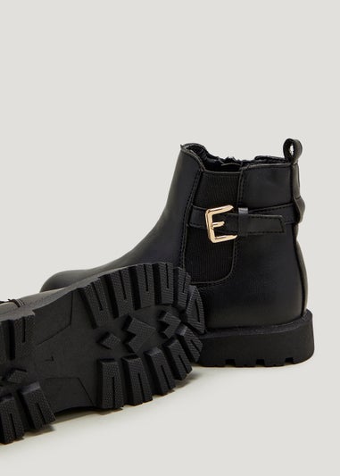 Girls Black Chelsea Boots (Younger 4-12)