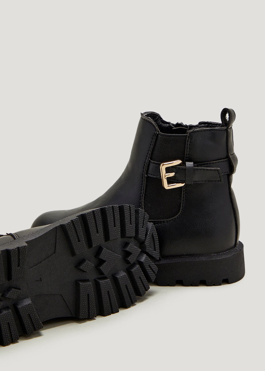 Girls Black Chelsea Boots (Younger 4-12)