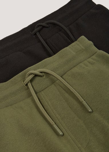 Boys 2 Pack Cuffed Joggers (4-13yrs)