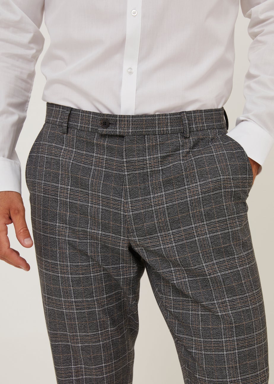 Taylor & Wright Lawrence Grey Tailored Fit Suit Trousers