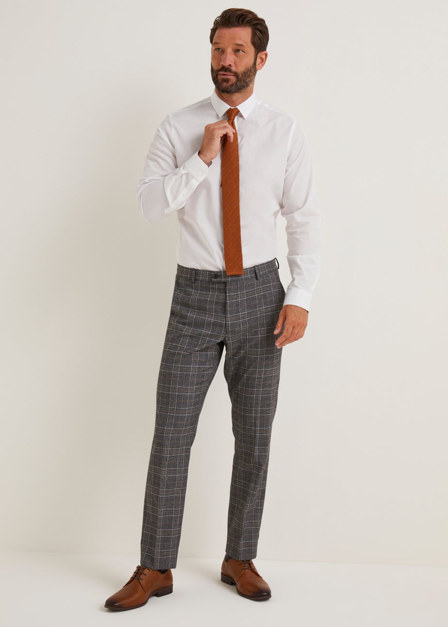 Taylor & Wright Lawrence Grey Tailored Fit Suit Trousers