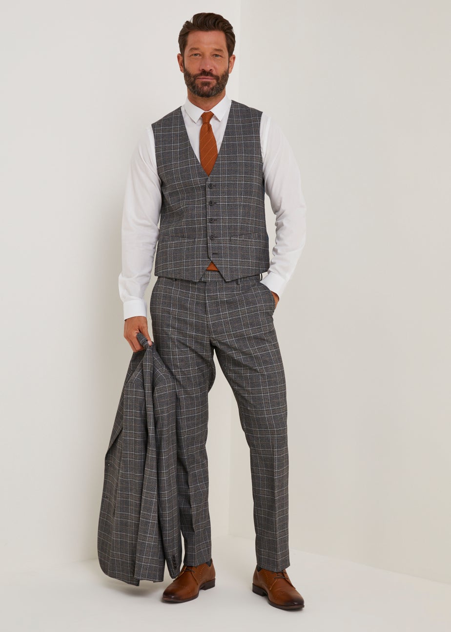Taylor & Wright Lawrence Grey Tailored Fit Suit Trousers
