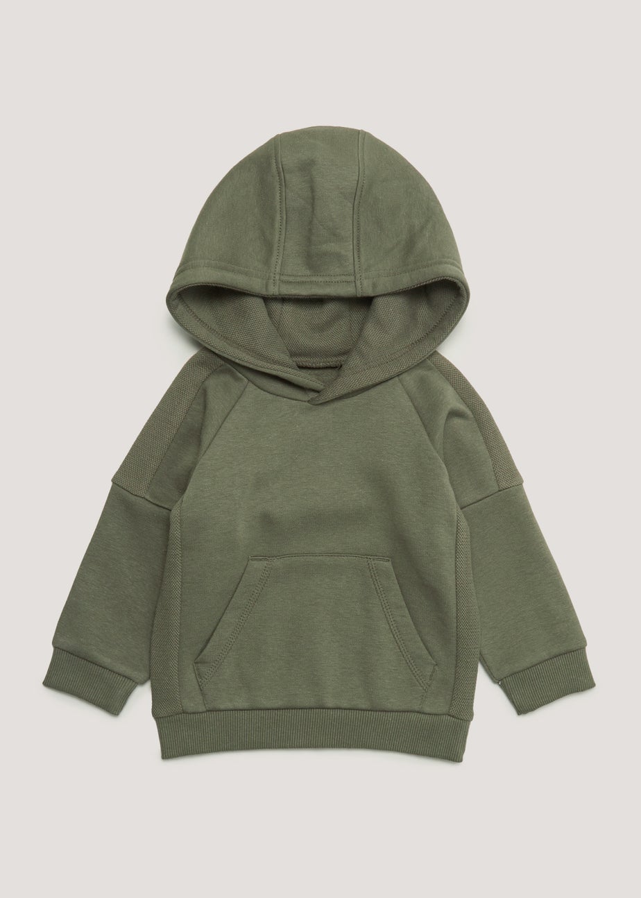 Boys Khaki Waffle Hoodie (9mths-6yrs)