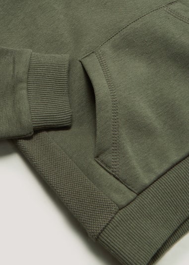 Boys Khaki Waffle Hoodie (9mths-6yrs)
