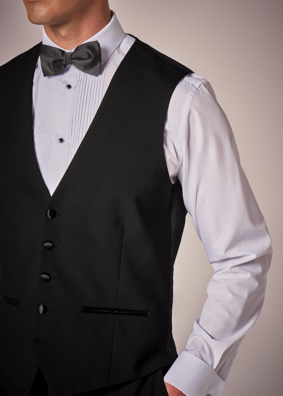 Taylor & Wright Black Dinner Waistcoat