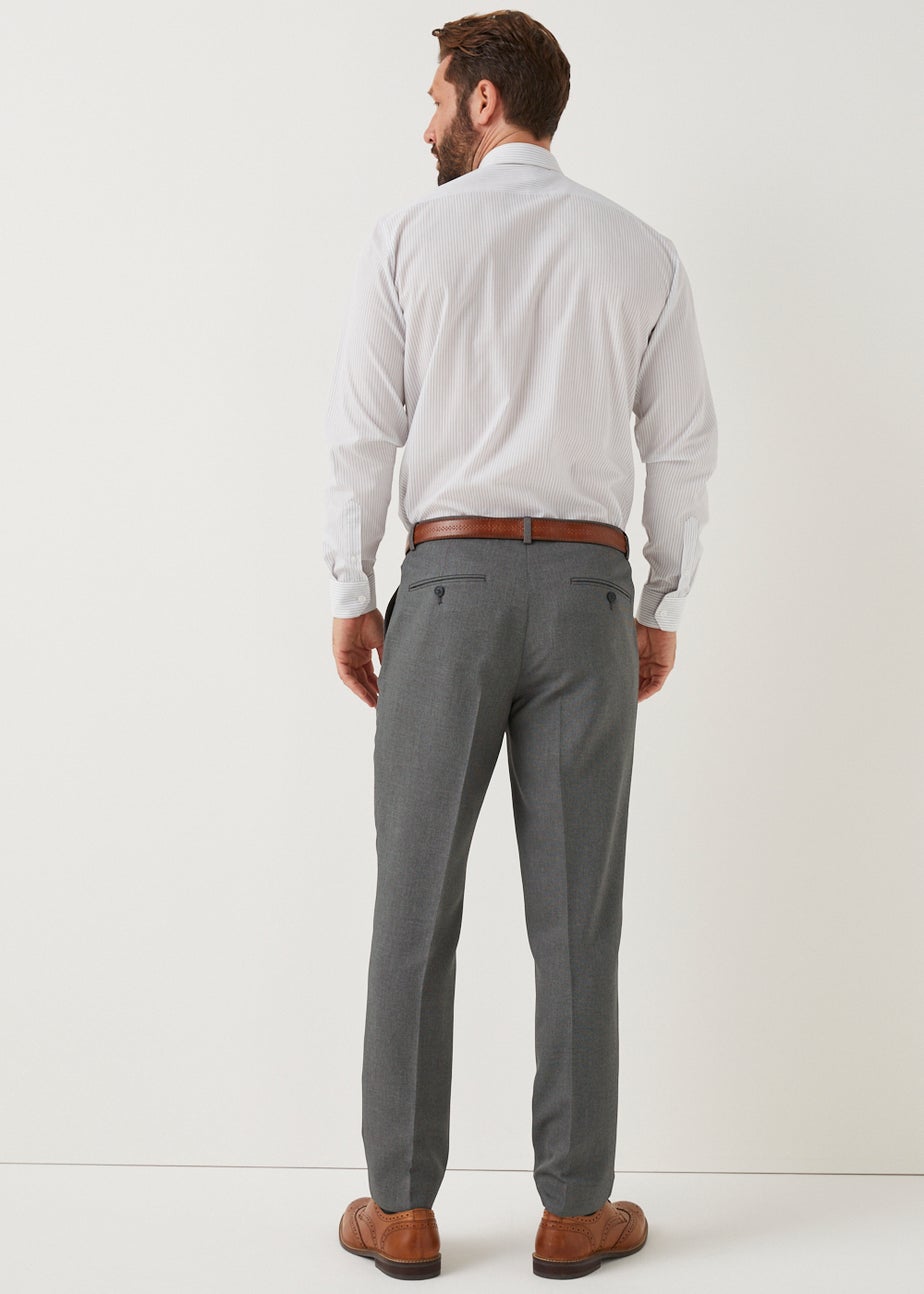 Taylor & Wright Austen Charcoal Tailored Fit Suit Trousers