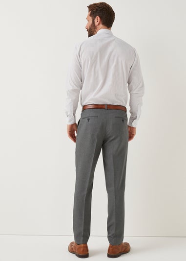 Taylor & Wright Austen Charcoal Tailored Fit Suit Trousers