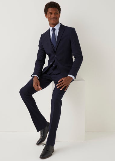 Taylor & Wright Milne Navy Skinny Fit Suit Jacket
