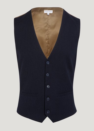 Taylor & Wright Milne Navy Skinny Fit Suit Waistcoat