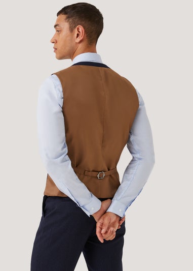 Taylor & Wright Milne Navy Skinny Fit Suit Waistcoat