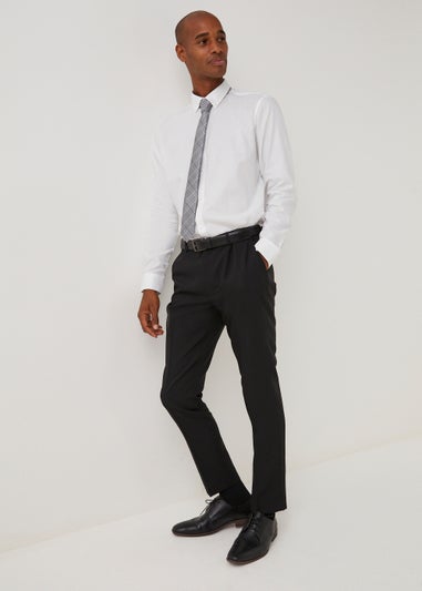 Taylor & Wright Panama Black Skinny Fit Suit Trousers