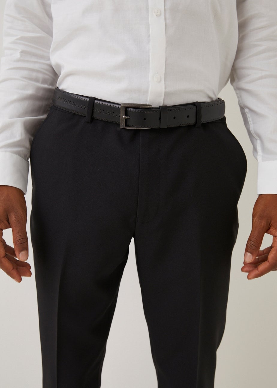 Taylor & Wright Panama Black Skinny Fit Suit Trousers