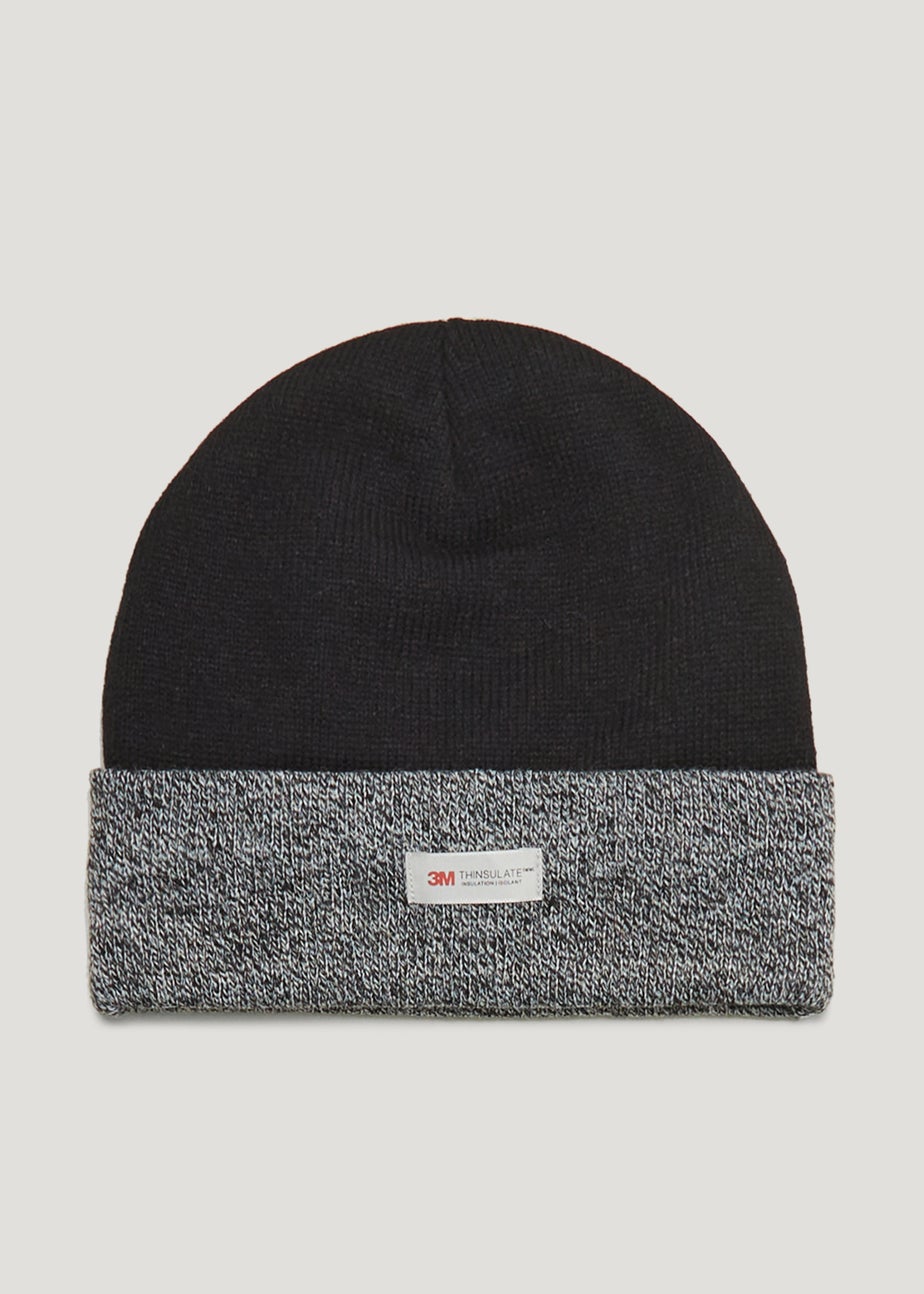 Thinsulate Black Beanie Hat