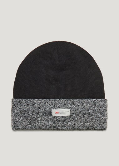 Thinsulate Black Beanie Hat