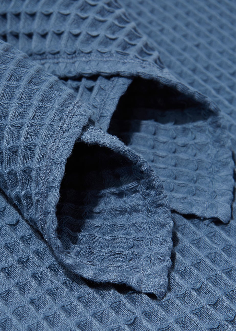 2 Pack Blue Waffle Tea Towels (69cm x 51cm)