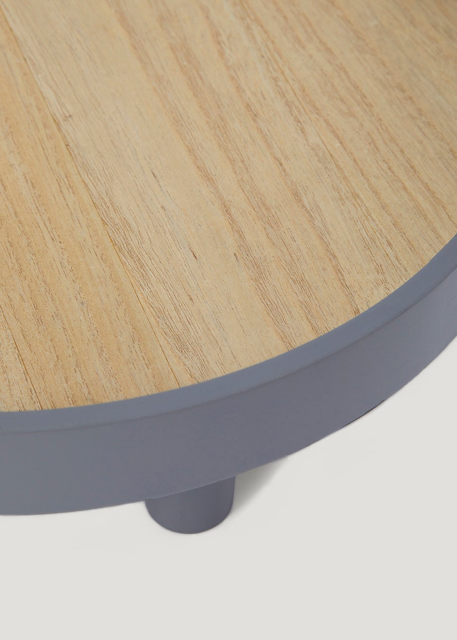 Grey Footed Tray (35cm x 11cm)