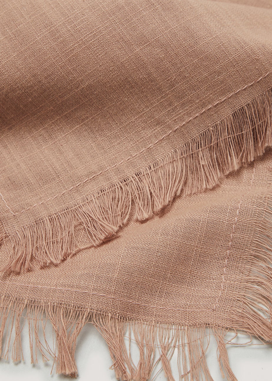 2 Pack Camel Fringe Napkins (42cm x 42cm)