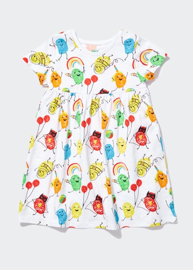 Girls White NSPCC Dress (9mths-6yrs)