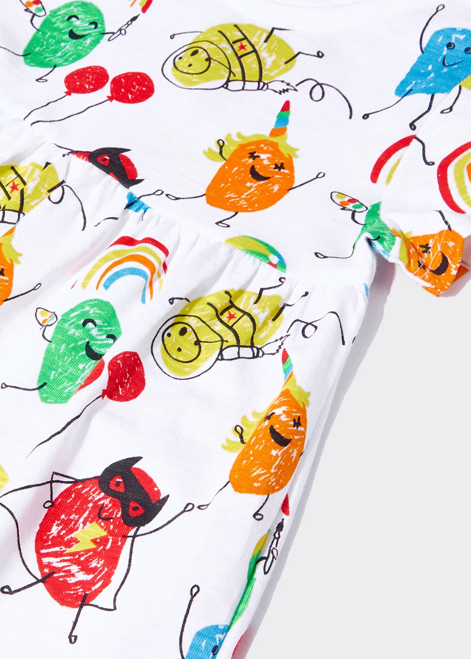 Girls White NSPCC Dress (9mths-6yrs)