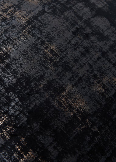 Black Velvet Foil Cushion (50cm x 50cm)