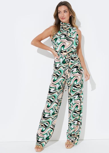 Be Beau Print Jumpsuit
