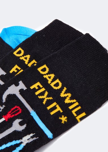 Black Dad Will Fix It Socks