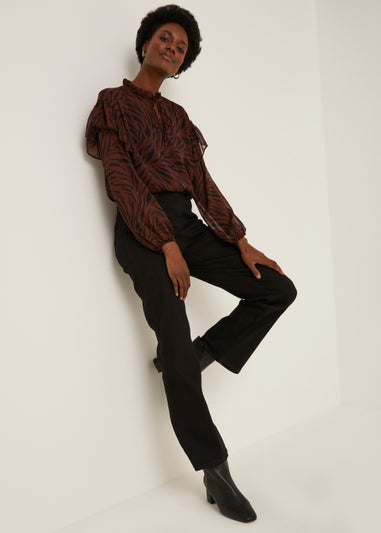 Sadie Black Bootcut Jeans