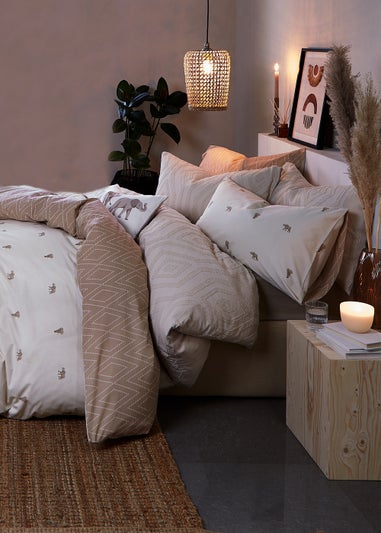 Cream Elephant Cushion (30cm x 50cm)