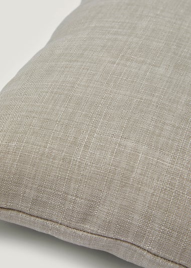 Neutral Linen-Look Cushion (43cm x 43cm)
