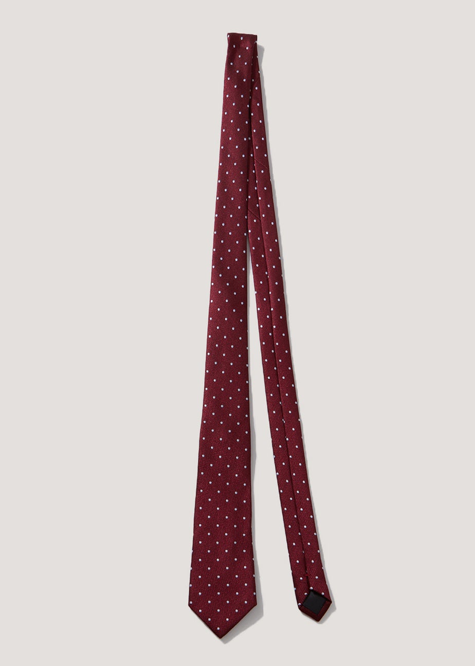 Taylor & Wright Dark Red Spot Tie