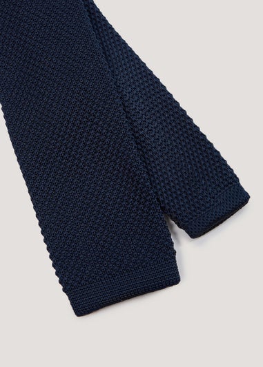 Taylor & Wright Navy Knitted Tie
