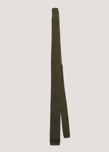 Taylor & Wright Khaki Knitted Tie