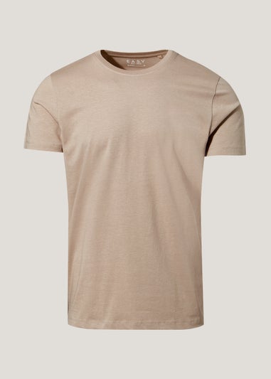 Beige Essential Slim Fit T-Shirt