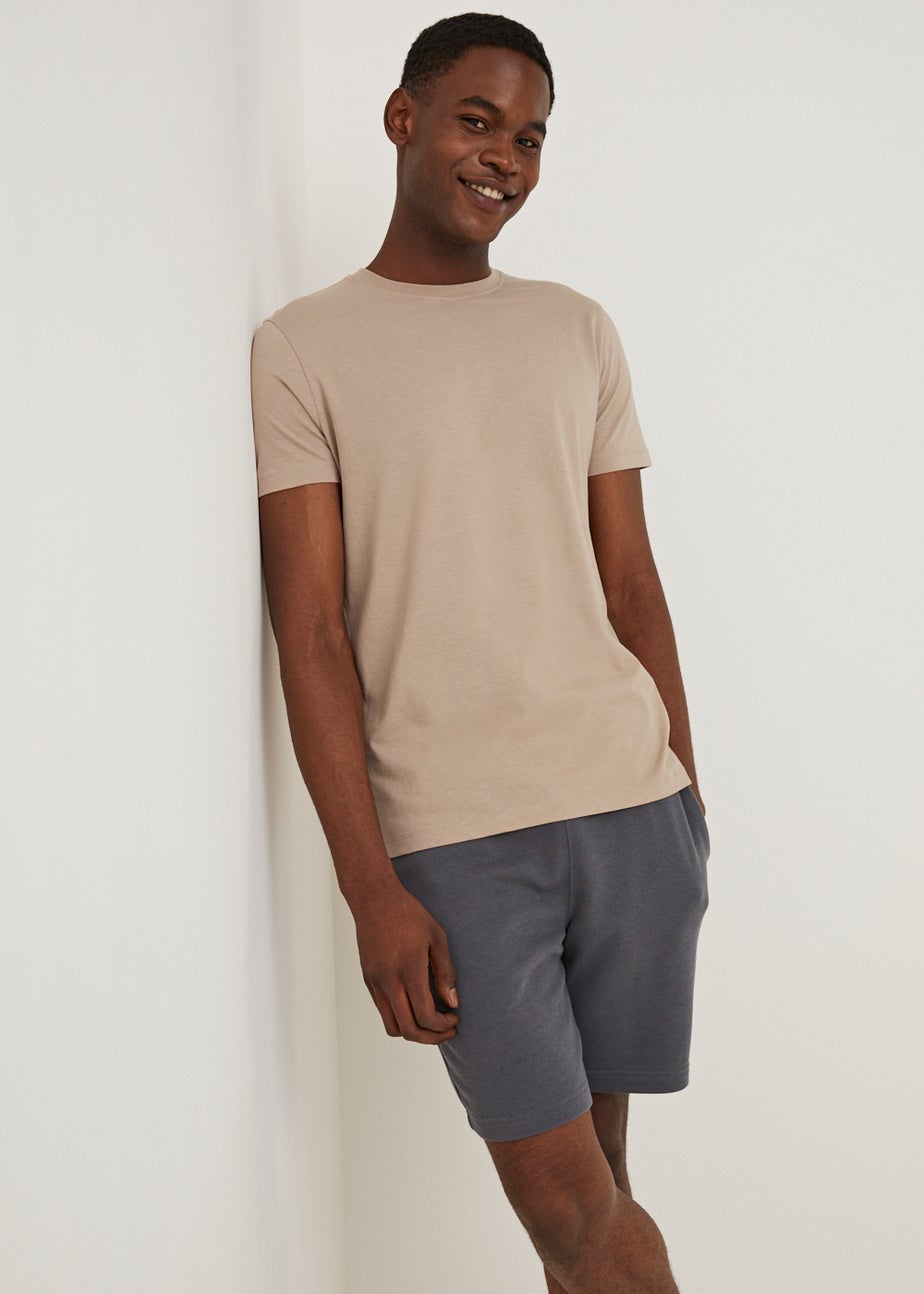 Beige Essential Slim Fit T-Shirt
