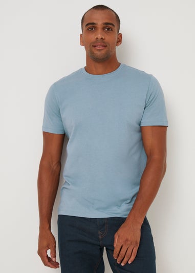 Blue Essential Crew Neck T-Shirt