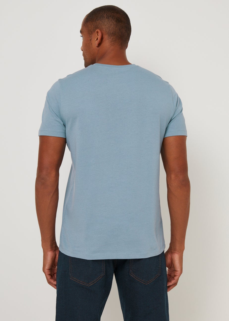 Blue Essential Crew Neck T-Shirt