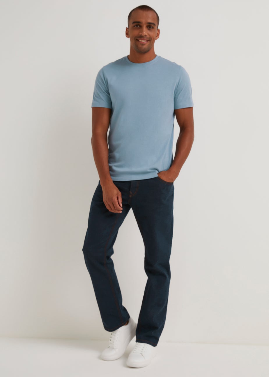 Blue Essential Crew Neck T-Shirt
